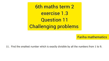 6th maths term 2 exercise 1.3 question 11 challenging problems #samacheerkalvi @farihamathematics