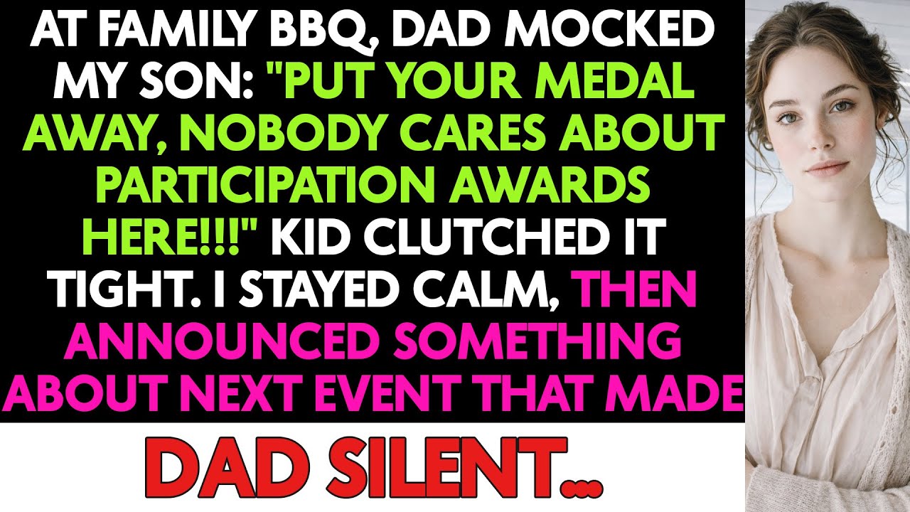 At Family BBQ, Dad Mocked My Son's Medal. I Stayed Calm, Then Made An Announcement