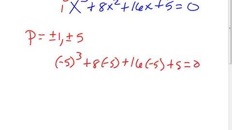 4-4 Integral Root Theorem