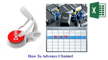 Cách Xóa Những Dòng Trống Không Cần Thiết Trong Excel Đồng Loạt - Delete Row