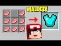 MINECRAFT FICOU MALUCO! - NOVA FORMA DE FAZER ARMADURA DE DIAMANTE