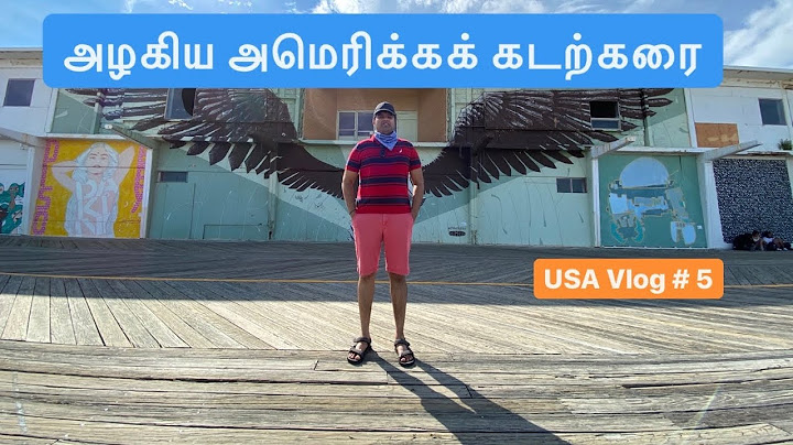 VLOG 5: அமெரிக்கக் கடற்கரையை சுற்றிப் பார்க்கலாம் | Tamil Vlog USA