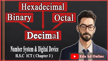 Binary, Octal, Hexadecimal to Decimal conversion | HSC ICT Chapter 3 | @MrBeast @MrBeast2
