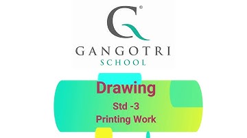 Std.3 || Drawing || Printing Work || Page No.21