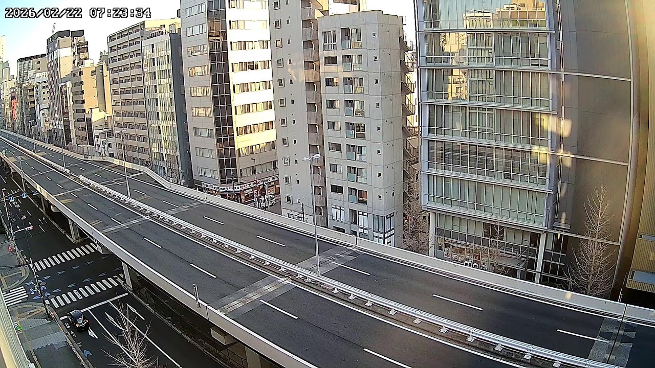 首都高速1号上野線ライブカメラ Route 1 Ueno Line Metropolitan Expressway.world.cam