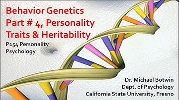 P154 Behavior Genetics (Part 2) -- Heritability and Twin Studies