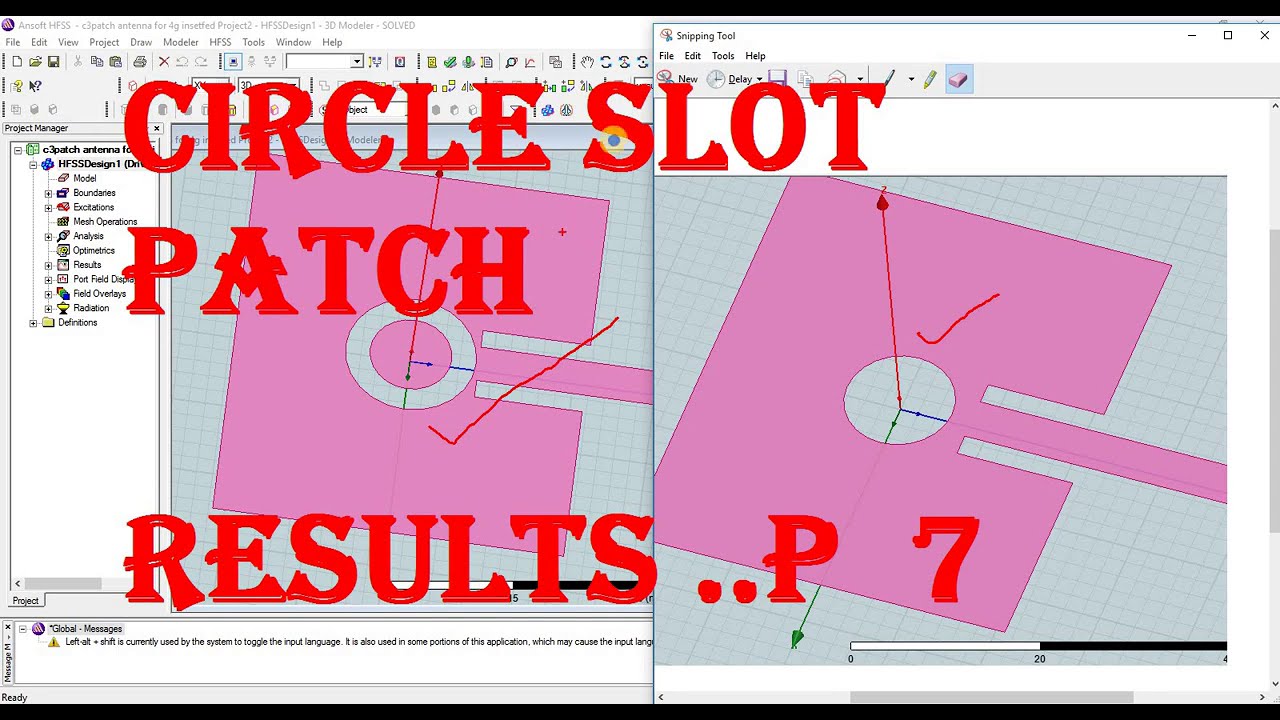 ring shaped slot patch antenna design in hfss patch antenna design in