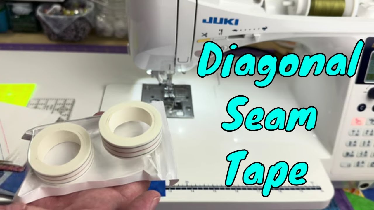 Diagonal Seam Tapes for Sewing Straight Diagonal Seams Instruction