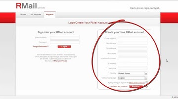 RMail - How To Register