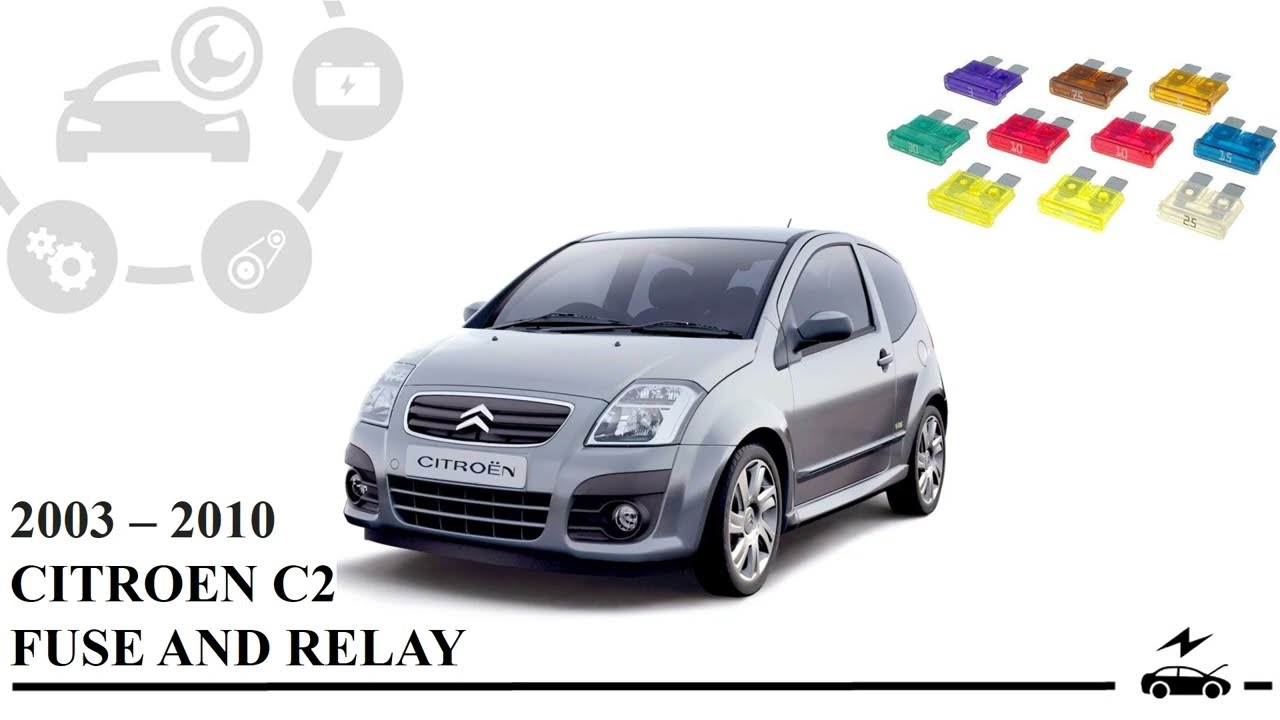citroen c2 cigarette lighter fuse Fuse box diagram Citroen C2 with assignment and location