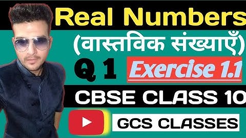 Q 1 Ex 1.1 Real numbers || Euclid