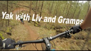 Yakandandah MTB Park with Liv and Gramps #ridehighcountry