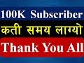    100k subscribers special  thank you all subscribers  technical kuro  nepal