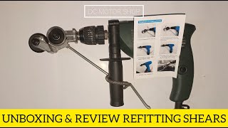 Review Adaptor Drill Refitting Shears Plate Cutter - Alat Potong Plat