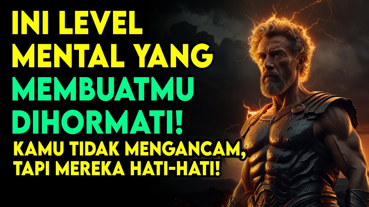 KALAU MENTAL KAMU SUDAH SEPERTI INI, Orang Pasti TAKUT SAMA KAMU | Stoikisme