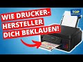 Wie Dich Druckerhersteller abzocken! Bester Multifunktionsdrucker 2022 Canon PIXMA G6050 MegaTank