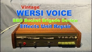 Bucket Brigade Device BBD wersi voice rotor string choir effect unit