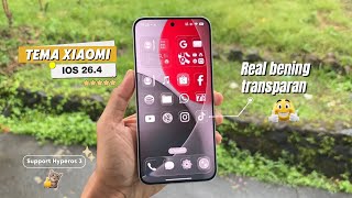 Tema iOS 26.4 Bening Transparan Work 100% all redmi, poco & xiaomi🔥 screenshot 2