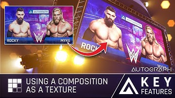 Using a Composition as a Texture in Autograph