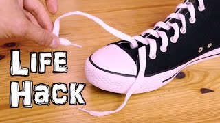 Shoe Lace Life Hack - Ukrainian Knot(How to quickly tie shoe laces using the Ukrainian knot method. Re-thread your laces and learn this fun technique. It makes tying your laces quicker and its fun to ..., 2016-05-20T17:49:21.000Z)