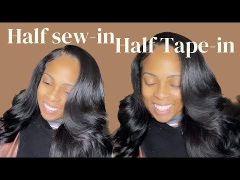 video about Curly Tape In Hair #1 Jet Black