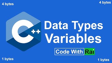 Lecture 03 | Data Types in C++ in (Hindi | Urdu) | Variables in C++ | Memory Allocation in C++