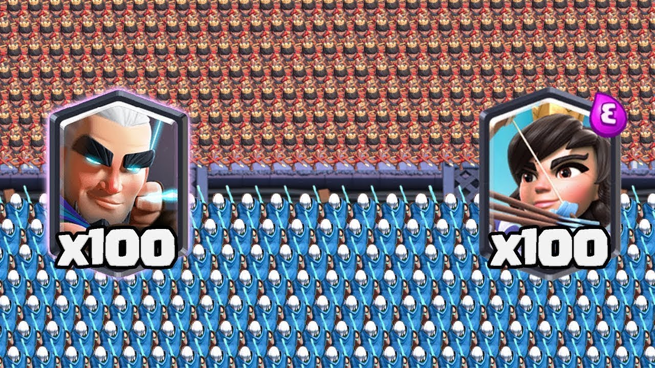 Magic Archer Vs Princess | Clash Royale | Super Challenge#1