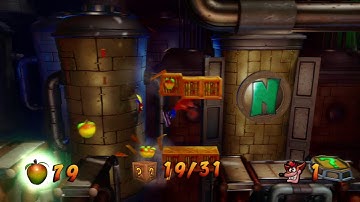 Crash Bandicoot 2 (N-Sane Trilogy) - Level 25: Spaced Out (Crystal/Crate Gem)