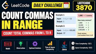 LeetCode 3870 – Count Commas in Range | Daily Challenge | Java | Tamil