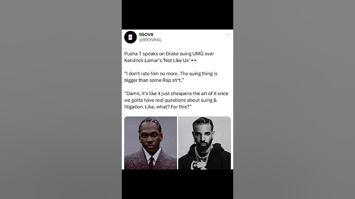 Pusha T Reacts to Drake’s SHOCK Lawsuit Over “Not Like Us” “He’s Desperate…” #drake #kendricklamar