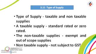 LU2: Taxable Supply and Taxable Person (Learning Video 1)