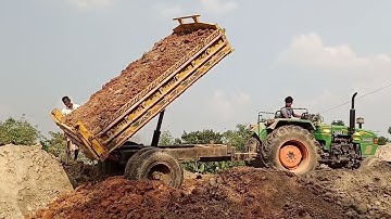 EICHER tractor video|slow unload facility EICHER tractor 5660  hydronic system unload facility
