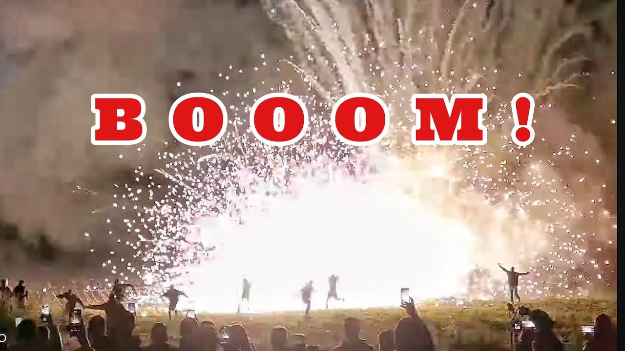 Fuoco pirotecnico, finale mozzafiato.