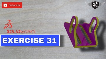 Solidworks Tutorial Exercise - 31 |AutoCAD|3DModel#akd #solidworks #design