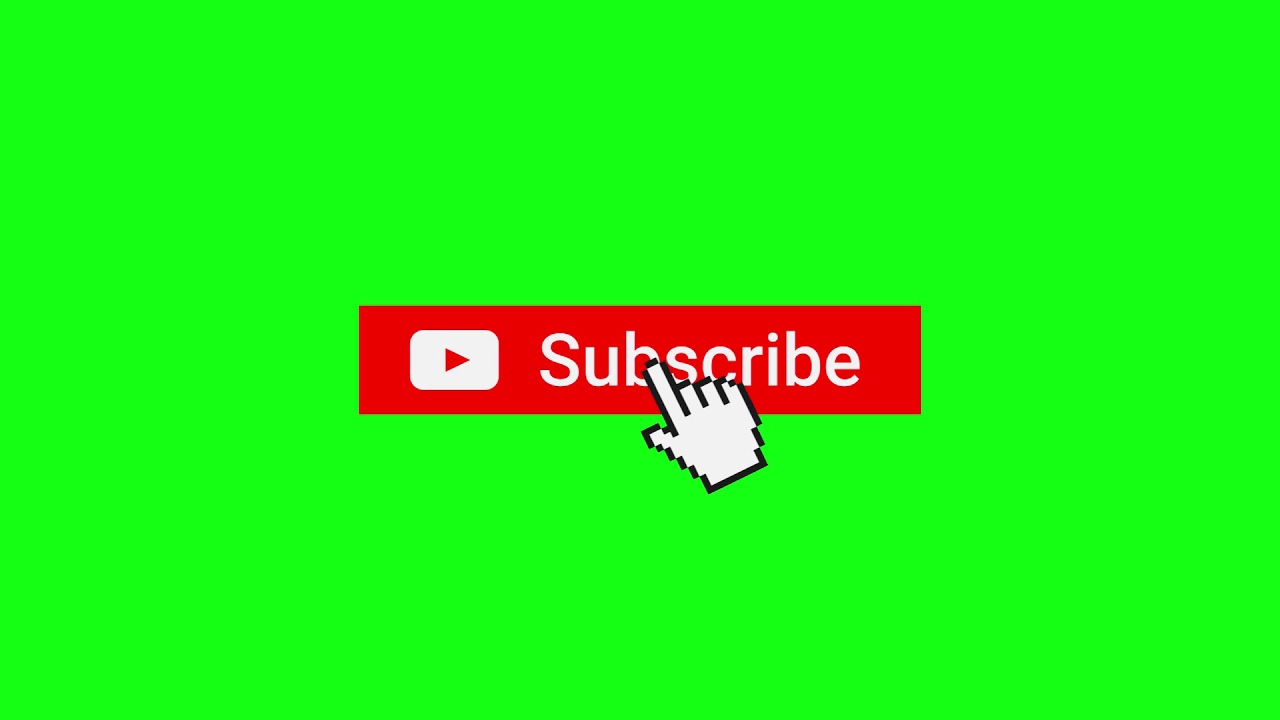HD Youtube Subscribe Button w/ Green Screen! 30fps 1080p Youtube Subscribe  Animation - YouTube