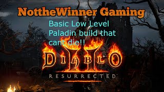 Diablo 2 Resurrected Basic Low Level Paladin Build!! Survive Everything!!