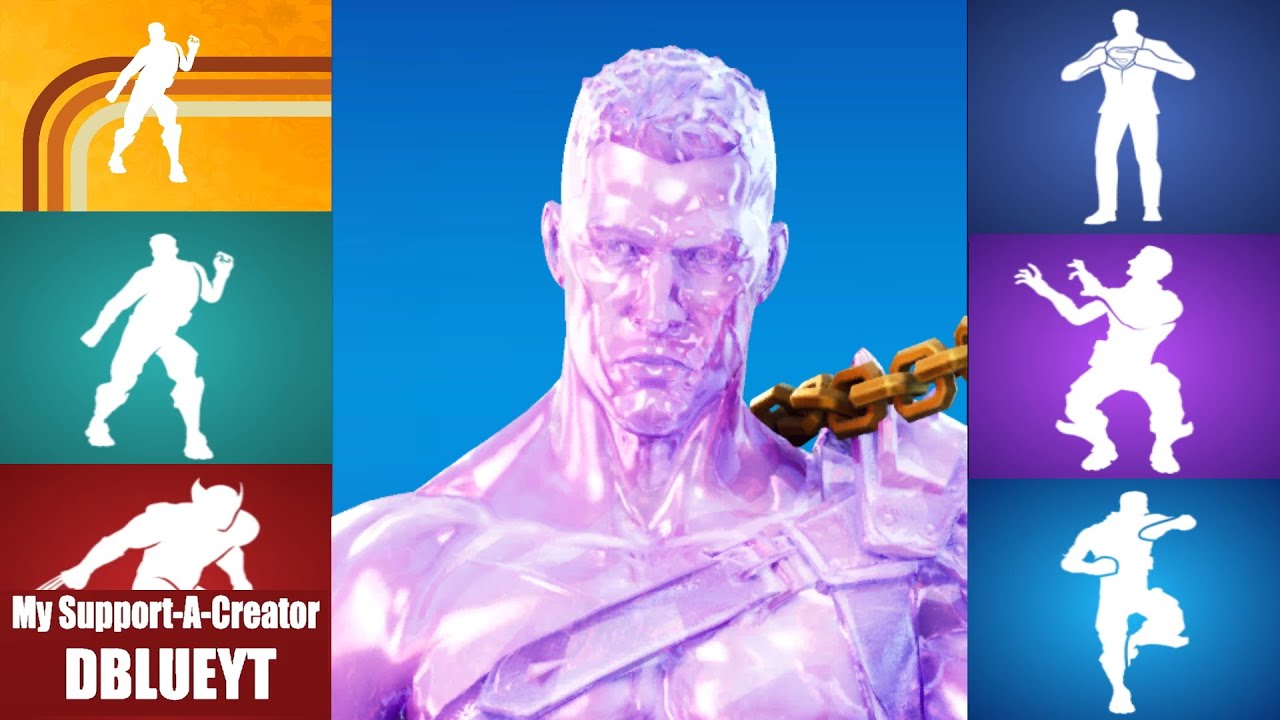 Menace Sapphire Menace Performs All Emotes & Dances in Fortnite