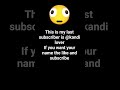 like and subscribe to get your name