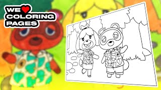 #30 Animal Crossing New Horizons Coloring Page | WE ❤️ COLORING PAGES