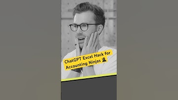 This ChatGPT Excel Trick Changes Everything 🔥📊 (Lazy Accounting Hack 😎)
