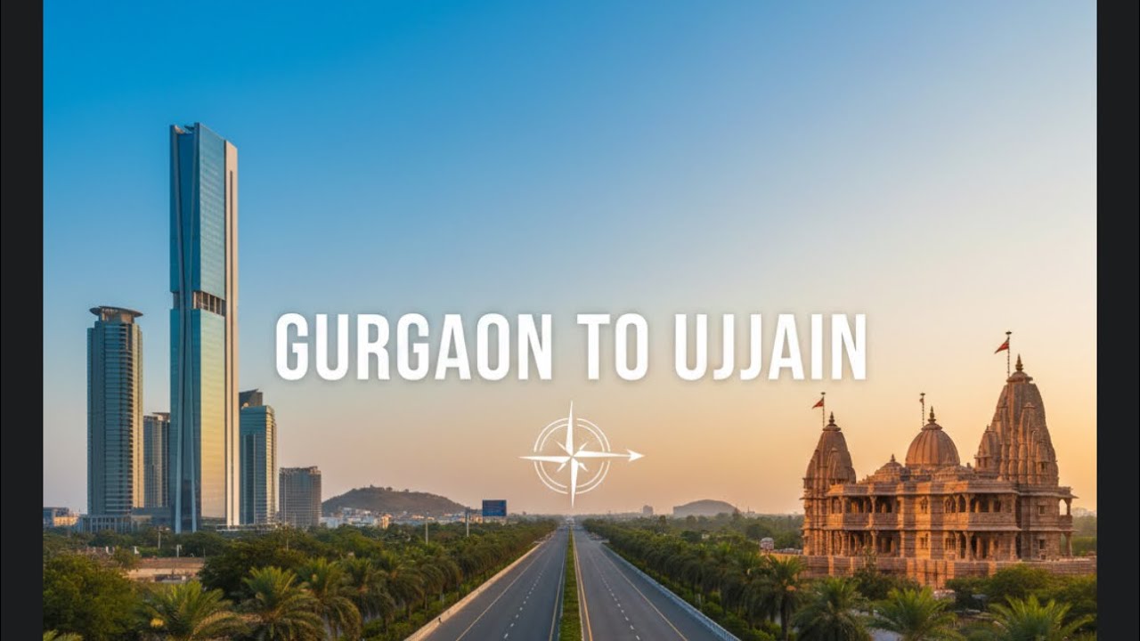 🚘 Gurgaon to Ujjain Road Trip | Delhi–Vadodara–Mumbai Expressway 🛣️ | Mahakal Darshan Journey 🙏🏻