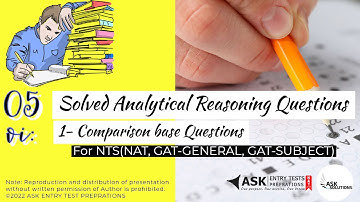 Solved Analytical Reasoning Question |Lec 05 vi Comparison based Solved Questions|