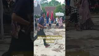 upacara adat di acara perpisahan tahun 2022