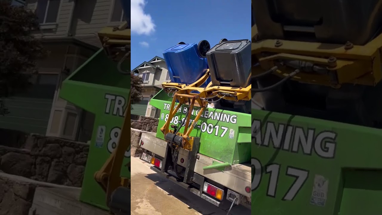 TRASH BIN CLEANING HAWAII!