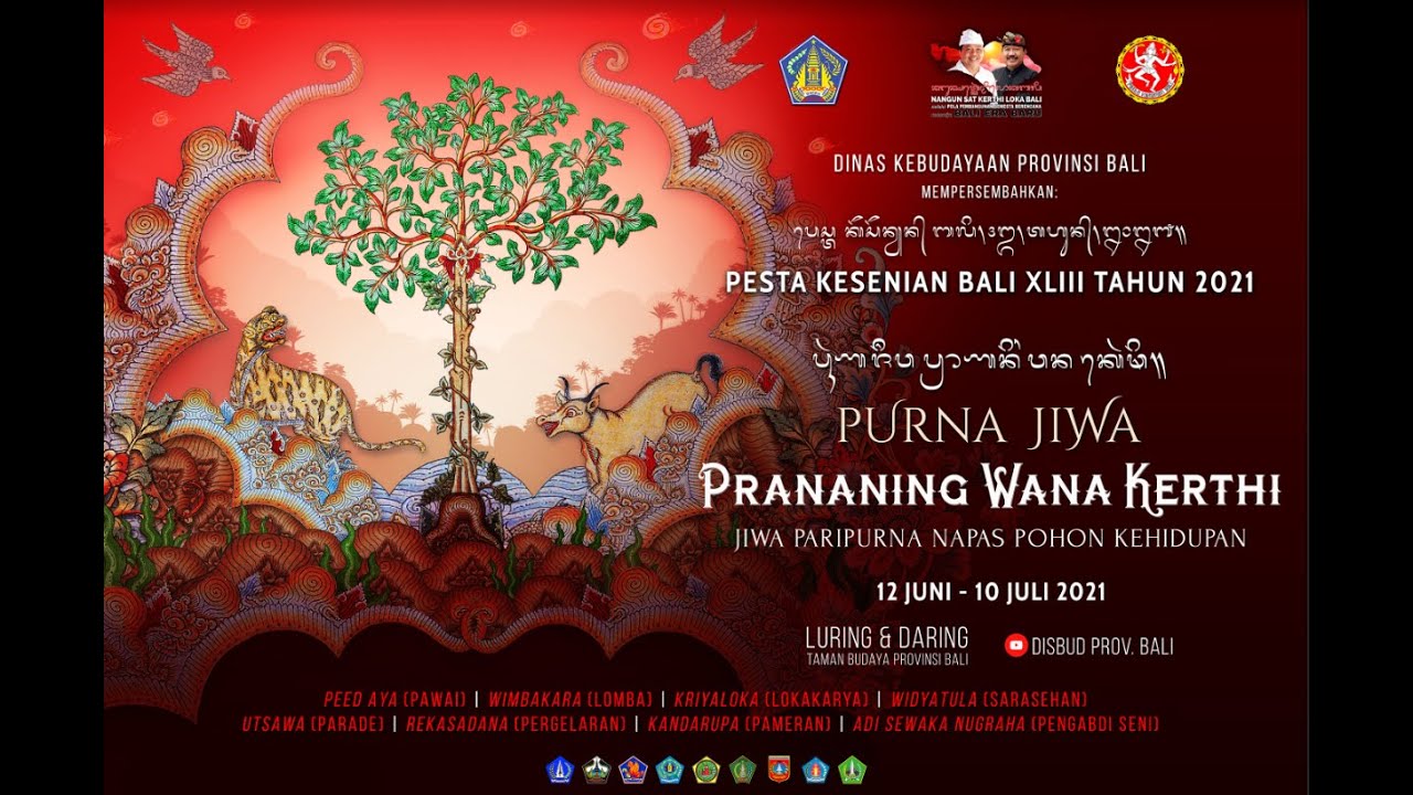 PKB XLIII 2021: WIMBAKARA  BALAGANJUR REMAJA, DUTA KABUPATEN TABANAN DENGAN DUTA KABUPATEN GIANYAR