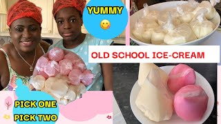 HOW TO MAKE EASY AND PERFECT  ICE-CREAM WITH JUST THREE INGREDIENTS/ NIGERIA OLD -SCHOOL ICE-CREAM.