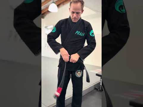 Learn how to tie your belt.
