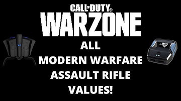 ALL WARZONE MW AR ANTI RECOIL VALUES FOR CRONUS ZEN AND STRIKE PACK! ANTI RECOIL SETTINGS