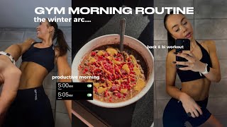 6Am Productive Morning Routine Back Bicep Gym Vlog