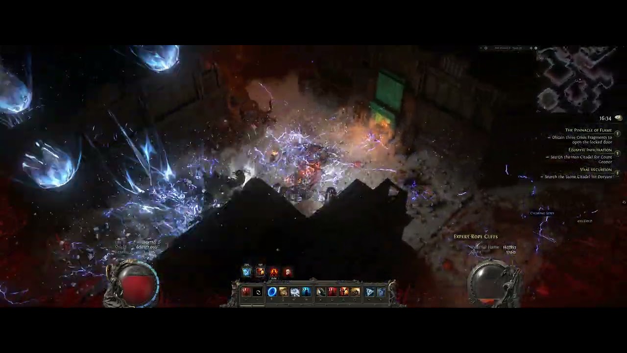 POE2 Barrier Invocation Infernalist Iron Citadel Run [Comet + Spark]